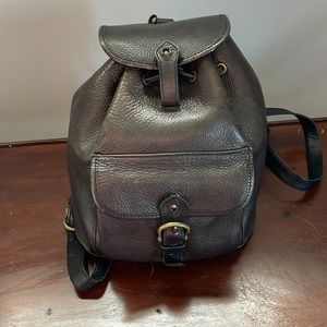 Mulberry leather backpack